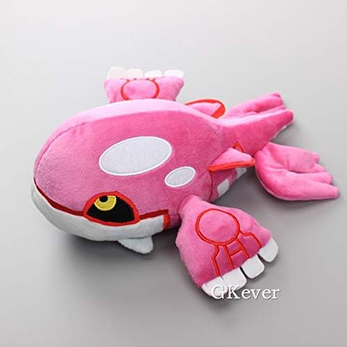 Edumarket241 Soft Plush Toys for Girls 26cm Anime Shiny Kyogre Plush Toys Shark Doll Peluche Pikachu Eevee Psyduck Mew Series Plush Toys Women Kids Birthday Gift
