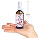 Rose Water 3.4 oz - Rosa Damascena - Bulgarian - 100% Pure & Natural - Floral Water for All Skin Types - Body Care - Best Spray for Skin - Face - Glass Bottle - by Aromatika