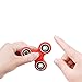 BEISTA Fidget Spinner Toy Stress Reducer – Tri-Spinner Fidget Toy High Speed with Four Bearing Hand spinner Fidget Toy Perfect for Anxiety, Autism, ADHD, ADD (Red)