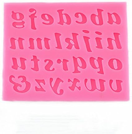Lowercase Letters Silicone Alphabet Letter Trays Chocolate Mold Cake Fondant Decorating Tools topc