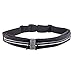 Running Belt,Beyle Fitness Fanny Pack Sport Waist Pack for Hands Free Workout.Adjustable,Water Resistant and Reflective. Easily Fits Keys, Wallet, iPhone 6,6 Plus,7,7 Plus and Samsung S8,Note8 (Black)