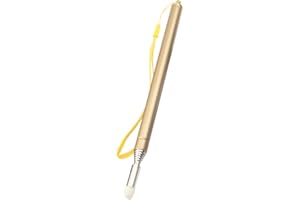 STOBOK Telescopic Pointer Teaching Pointers Extendable Hand Pointer Stainless Steel Classroom Whiteboard Pointer for Teachers (Gold)