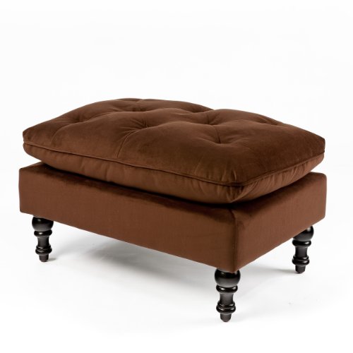 Best Selling Tufted Ottoman, Brown