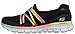 Skechers Sport Women's Scene Stealer Fashion Sneaker, Black/Multi, 6 M US