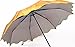 NVLFHY Sunflower Umbrella Three Folding Manual 38inch Windproof Opening and Closing Anti-Ultraviolet Sun Rain Umbrella for Woman (Yellow)