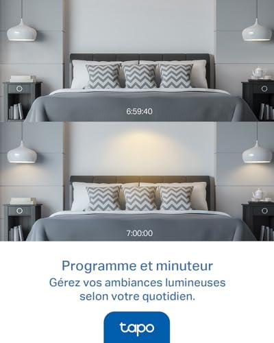 Ampoule Connectée Alexa E14, Multicolore LED Dimmable L430P