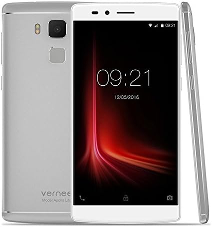 Vernee Apollo Lite Smartphone 4G FDD-LTE 3G WCDMA MTK6797 Helio X20 64-bit Deca Core 5.5 Inches 2.5D FHD 1920 * 1080 Pixels Screen Android 6.0 4GB RAM+32GB ROM (Silver)