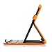 MoKo Google Nexus 10 Case - Slim-Fit Multi-angle Folio Cover Case with Auto Wake / Sleep for Google Nexus 10 Inch Android Tablet by Samsung, ORANGE