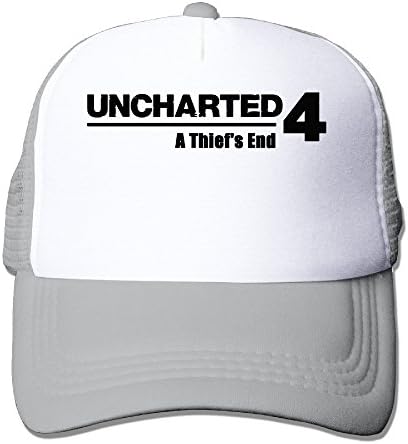 XJBD Unisex-Adult A Thief's Video Game Logo End Fishing Hats Ash