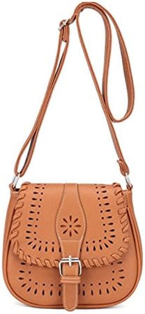 LadyHere Retro Hollow Simple Classic Fashion Classic Package(Brown)