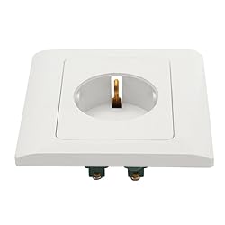 Single EU German Standard Electrical Plug Socket