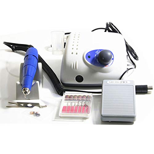 65W 35,000RPM Strong 210 102L-2.35 Electric Nail Drills Machine Manicure Pedicure File Bits Nails polisher Art Equipment - (Color: White)