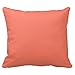Solid Color: Coral Throw Pillow Cover Cottons 18 x 18 for Sofa or Bedroom etc.