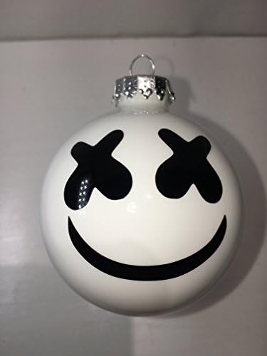 MARSHMELLO Christmas Ornament Mellogang Tree Decoration - Monster Cat EDM EDC glass ball Mello