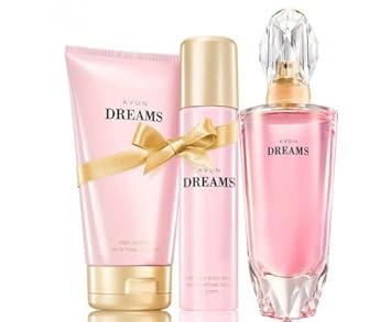 Avon Dreams Set Eau de Parfum +Bodylotion +Deospray herrlicher Rosenduft