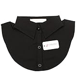 TANZKY® Fake Half Collar Detachable Shirt Blouses Peterpan Black Neck Shawl Women