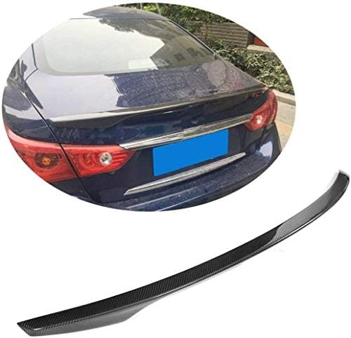Suitable For Infiniti Q50 Sedan 14 18 Fiber Trunk Real Spoiler Carbon 期間限定お試し価格
