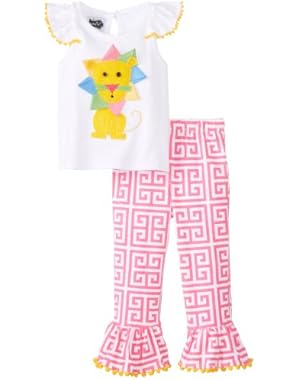 Baby-Girls Newborn Lion Pant Set