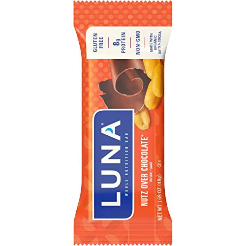 Clifbar Luna Bar – 15 Pack Nutz Over Chocolate, One Size