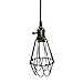 CLAXY Ecopower Industrial Opening and Closing Plug-in Pendant Lighting Wire Cage Lamp Guard Fixture