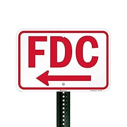 SmartSign "Fire Department Connection" FDC Sign