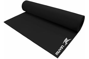 Tapete para Yoga em EVA Muvin Light - Tamanho 180cm x 50cm x 0,4cm - (Preto)