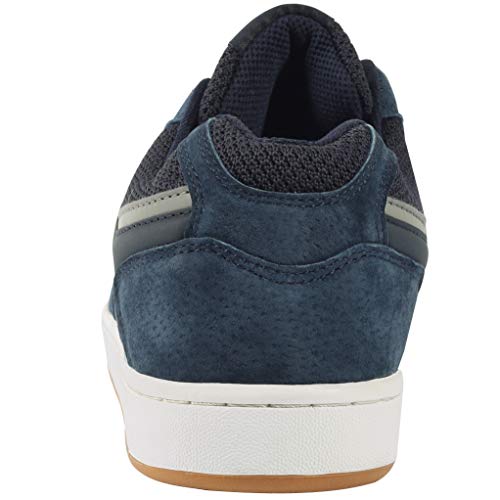 Safety Toe Athletic Shoes - Skater Style, Safety Toe Shoe Sneakers - Steel Toe Plus Slip Resistant and Electrical Hazard Resistant - Blue - Size (10)