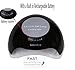 Cordless Rechargeable LED UV Nail Lamp Nail Dryer,Lumcrissy 48W Gel Nails Manicure Curing Lamp with Automatic Sensor for LED Gel UV Gel Builder Gel (Black)
