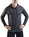 Rdruko Mens's Active Gym Muscle Bodybuilding Long Sleeve Hoodies Workout Running Hooded Sweatshirts