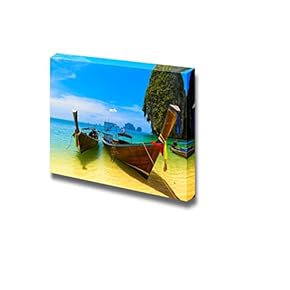 Travel Landscape Beach with Blue Water and Sky...