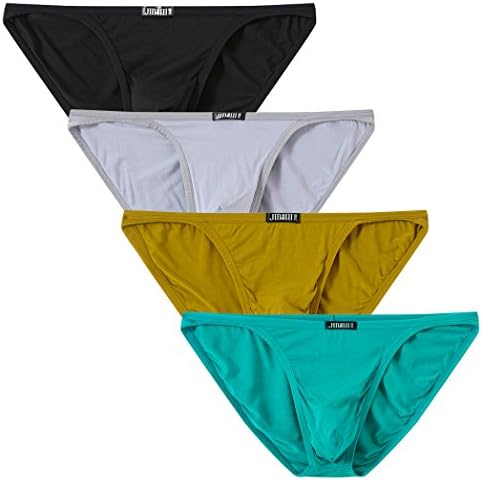 SHENGRUI Jinshi Men's Briefs Underwear Sexy Low Rise Bikinis Bulge Enhancing