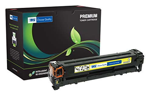 MSE Brand Remanufactured Toner Cartridge Replacement for HP CB542A (HP 125A) | Yellow