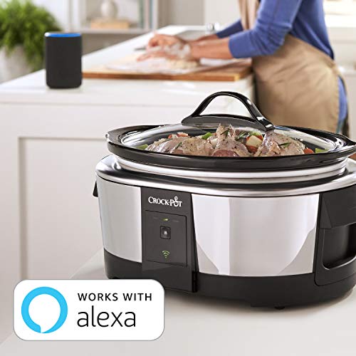 CrockPot 6 Quart Programmable Slow Cooker and Food Warmer Works with