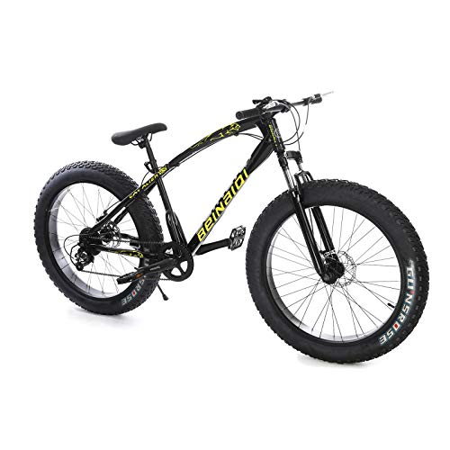 Big Fat Tire Mountain Bike Men Bicycle 26 in High Carbon Steel