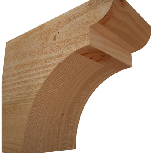 Ekena Millwork RFT06X10X12YOR00RDF Yorktown Rough Sawn Rustic Wood Rafter Tails…