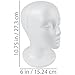 SHANY Styrofoam Model Heads ,Hat Wig Foam Mannequin Female Wig Head Stand ,Mannequin Head for wigs , Wig Holder - Round Base , 11 Inches Female Mannequin Head
