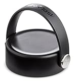 Hydro Flask Wide Mouth BPA Free Honeycomb Insulated Sports Water Bottle Flex Cap, Black