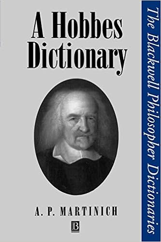 Amazoncom A Hobbes Dictionary 9780631192626 A P - 