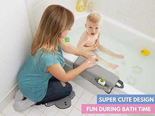Limitless Kids Co. l Premium Bath Kneeler with Elbow Rest Pad Set l 1.5 Inch Thick l Extra Strength Suction Cups l Ultra Bath Comfort & Safety l Solution to Elbow & Knee Pain l Large l