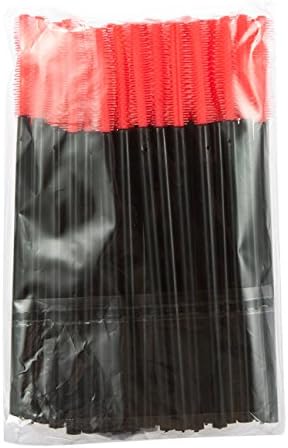 RYLA 50 Pieces/Bag Environmental-friendly Knife-Shaped Silicone Eyelash Volume (Red)