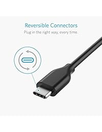 Anker - Cable USB C para Samsung Galaxy Note 8, S8, S8+, S9, MacBook, Sony XZ, LG V20 G5 G6, HTC 10, Xiaomi 5 y más (2 unidades, 6 pies)