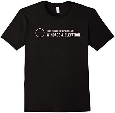 Men's Windage &amp; Elevation Tee Shooting Shirt XL Black