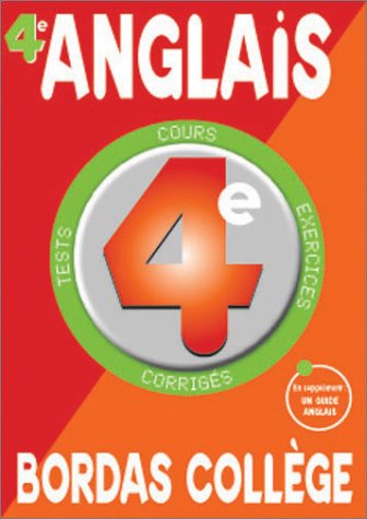 Anglais, 4e