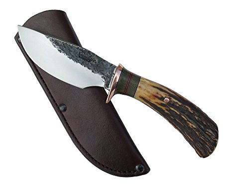 Behring Made Premium Sambar Stag Alaskan Fixed-Blade Hunting Knife