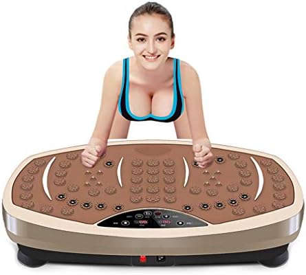 Exercise Machines Sports slimming machine lazy weight loss shake machine home slimming vibration machine multi-kinetic energy slimming machine (Color : Brown, Size : 61 * 35 * 13.5cm)