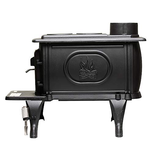 US Stove US1269E 900 Sq. Ft. Log Wood Cast Iron Stove, Black Pricepulse