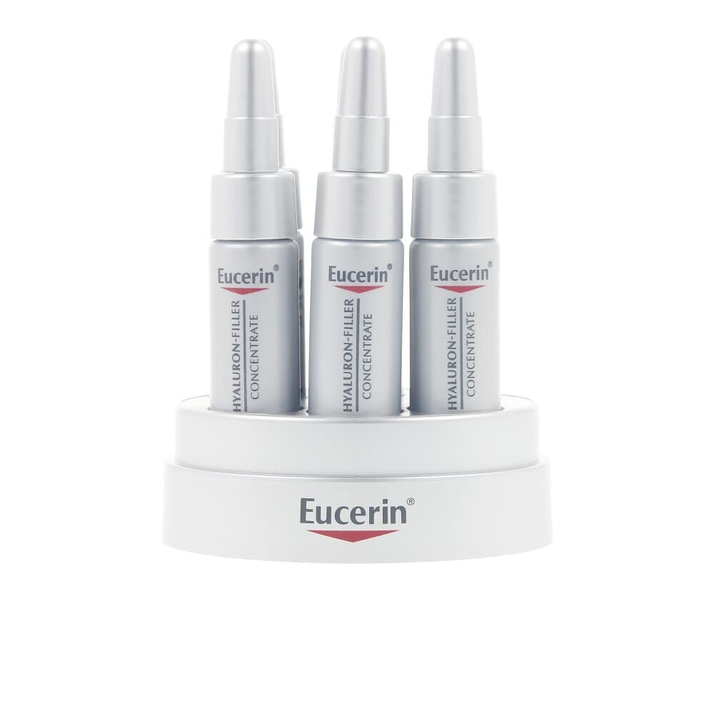 Eucerin Hyaluron-Filler Concentrate Anti-Aging Cream with Enhanced Hyaluron-Filling Effect for Wrinkles Removal, 6x5ml