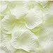 CJESLNA 1000pcs Ivory Silk Rose Petals Bouquet Artificial Flower Wedding Party Aisle Decor Tabl Scatters Confett