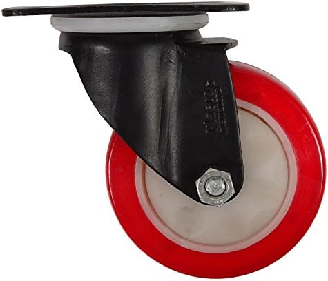 Plasto 100 mm Revolving Moving Furniture Castor Wheel With Top Plate 1 Piece