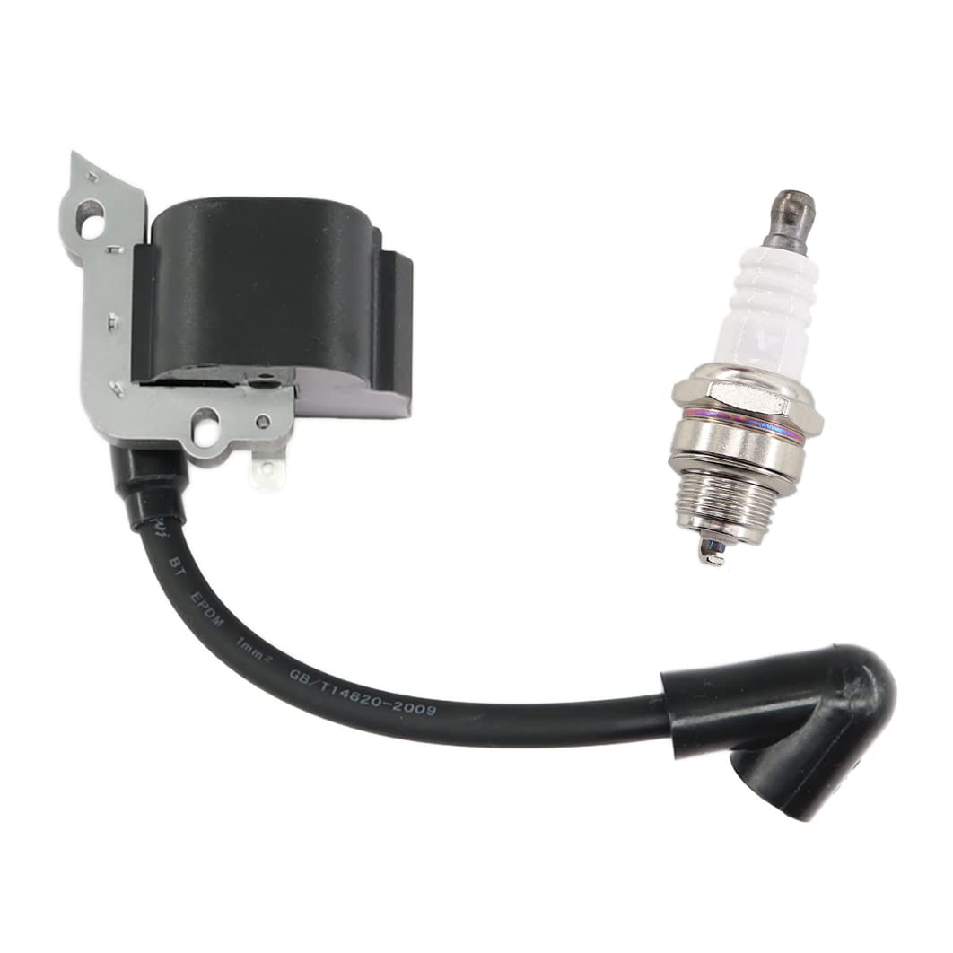 MCHNIC Ignition Coil with Spark Plug for STIHL FS38 FS45 FS46 FS55 FC55 HL45 HS45 KM55 Chainsaw Replace 4140 400 1308